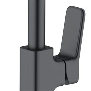 Kludi X3 oldalkaros mosdócsaptelep leeresztő nélkül matt fekete