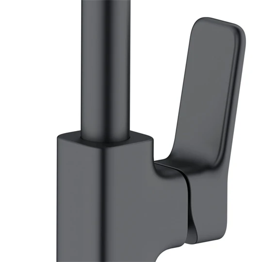 Kludi X3 oldalkaros mosdócsaptelep leeresztő nélkül matt fekete