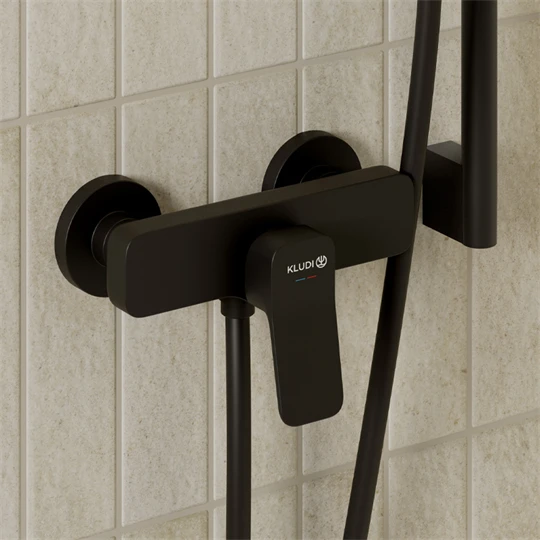 Kludi X3 zuhanycsaptelep matt fekete