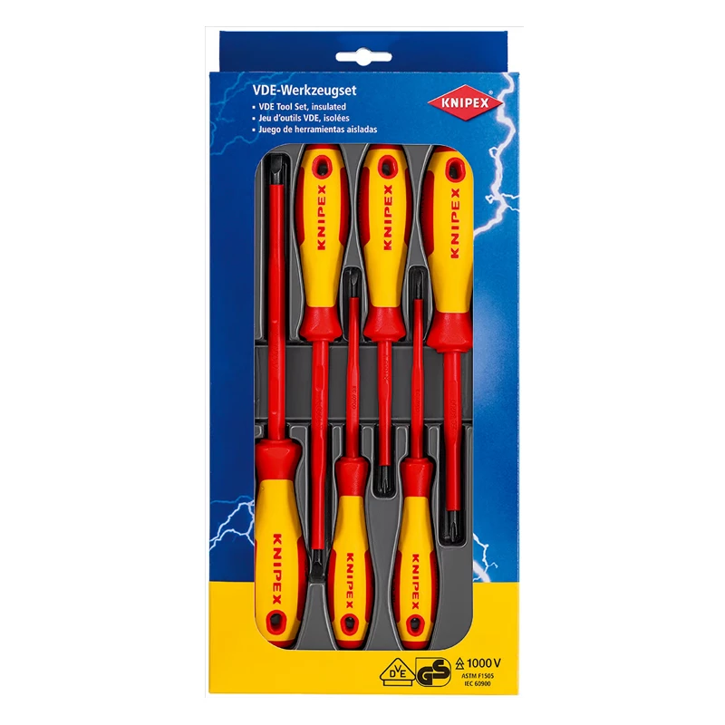 Knipex csavarhúzó-csomag 6-részes