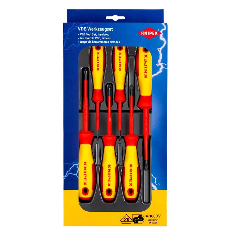 Knipex csavarhúzó-csomag 6-részes PH/PZ