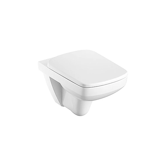 Kolo Nova Pro Fali Wc csésze szögletes (M33123000), mélyöblítéses, 6 l öblítőperem nélkül