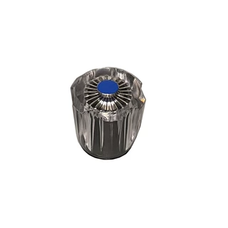 Kristály fogantyú 3/8" kék