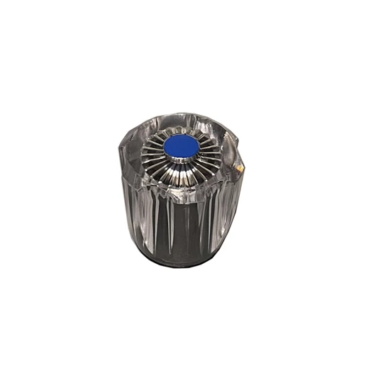 Kristály fogantyú 3/8" kék