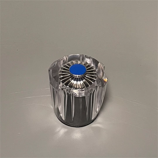Kristály fogantyú 3/8" kék