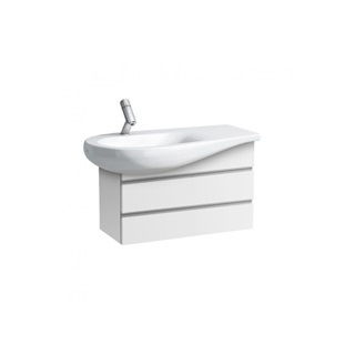 Laufen Alessi One alsószekrény 730x475x320 bal mosdó fehér (814975 mosdóhoz), fürdőszoba bútor