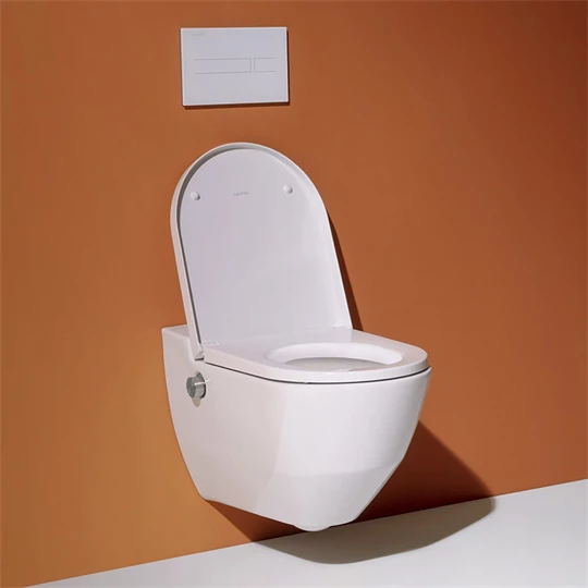 Laufen Cleanet Navia FEHÉR LCC 400 WC SZETT +falba épített tartály +választható nyomólap +ajándék vízkőoldó tabletta