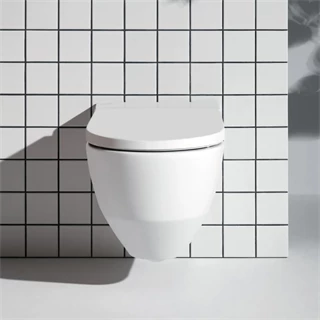 Laufen Cleanet Navia FEHÉR MATT 757 WC SZETT +falba épített tartály +választható nyomólap +ajándék vízkőoldó tabletta
