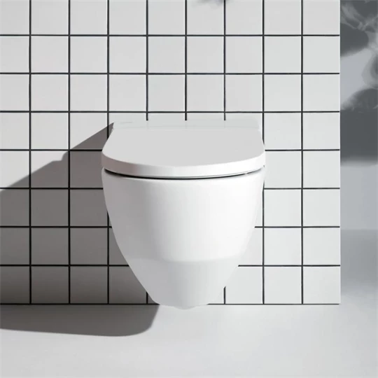 Laufen Cleanet Navia FEHÉR MATT 757 WC SZETT +falba épített tartály +választható nyomólap +ajándék vízkőoldó tabletta