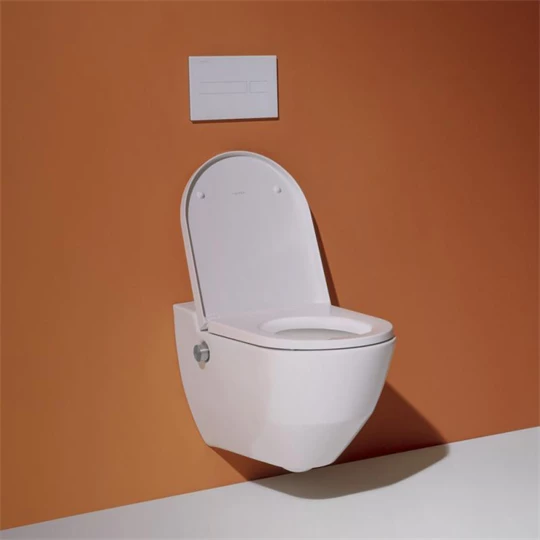 Laufen Cleanet Navia FEHÉR MATT 757 WC SZETT +falba épített tartály +választható nyomólap +ajándék vízkőoldó tabletta