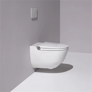 Laufen Cleanet Riva FEHÉR LCC 400 WC SZETT +falba épített tartály +választható nyomólap +ajándék szénszűrő és vízkőoldó