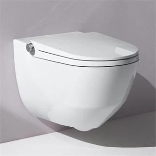 Laufen Cleanet Riva FEHÉR LCC 400 WC SZETT +falba épített tartály +választható nyomólap +ajándék szénszűrő és vízkőoldó