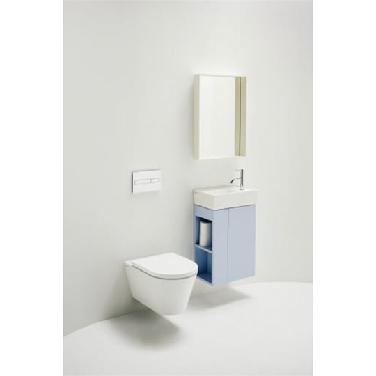 Laufen Kartell by Laufen fali wc, Rimless, mélyöblítésű, 54,5x37 cm, fehér