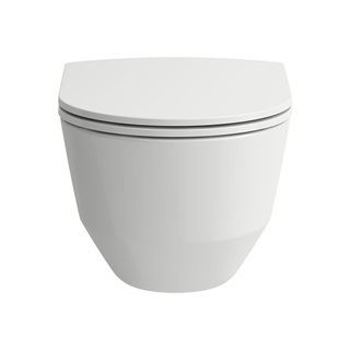 Laufen Pro fali WC csésze, Rimless, mélyöblítésű, rejtett rögzítés,4,5/3L öblítővízzel, Laufen Easyfit rögzítéssel, 36x5