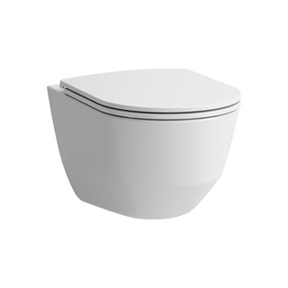Laufen Pro fali WC csésze, Rimless, mélyöblítésű, rejtett rögzítés,4,5/3L öblítővízzel, Laufen Easyfit rögzítéssel, 36x5