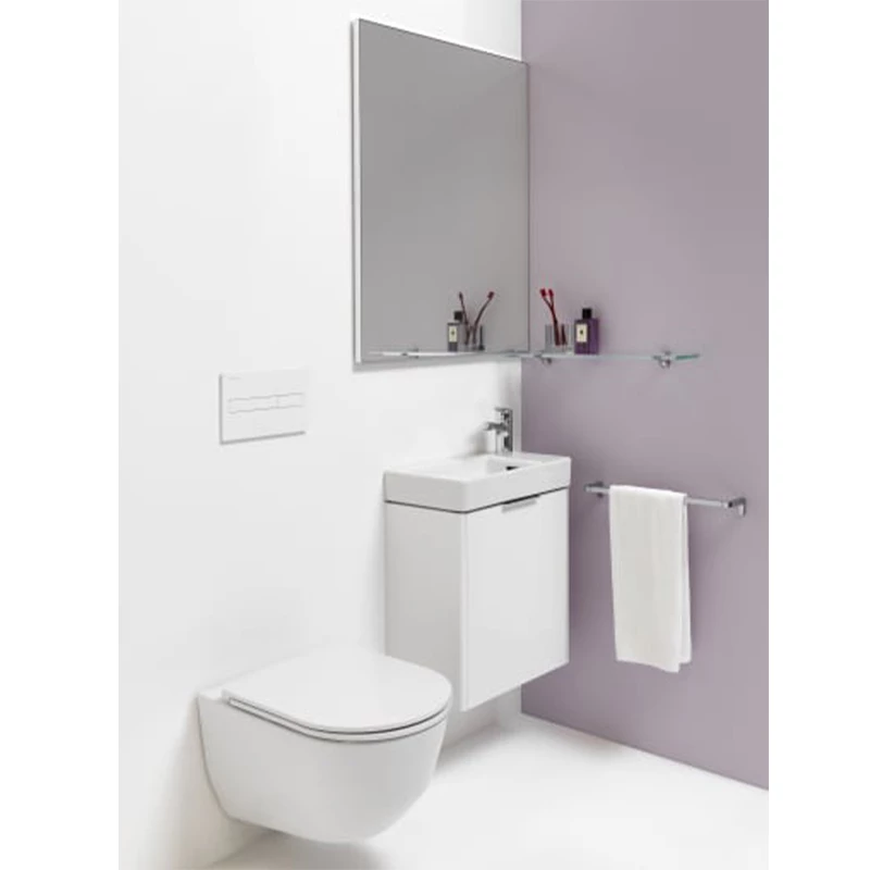 Laufen Pro fali wc, lapos öblítésű, rejtett rögzítéssel, 53x36x43 cm, fehér