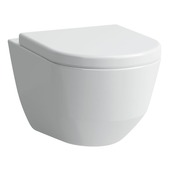 Laufen Pro fali wc, lapos öblítésű, rejtett rögzítéssel, 53x36x43 cm, fehér