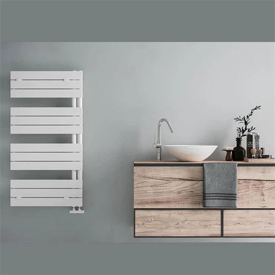 Lazzarini ALBA decorative törölközőszárító radiátor 830x500 mm egyenes, fehér