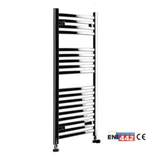 Lazzarini design radiátor MERANO, íves, króm, 800x600 mm