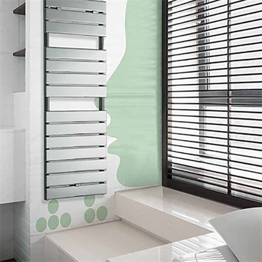 Lazzarini PALERMO decorative törölközőszárító radiátor egyenes, fehér, 1213x500 mm, 590 W