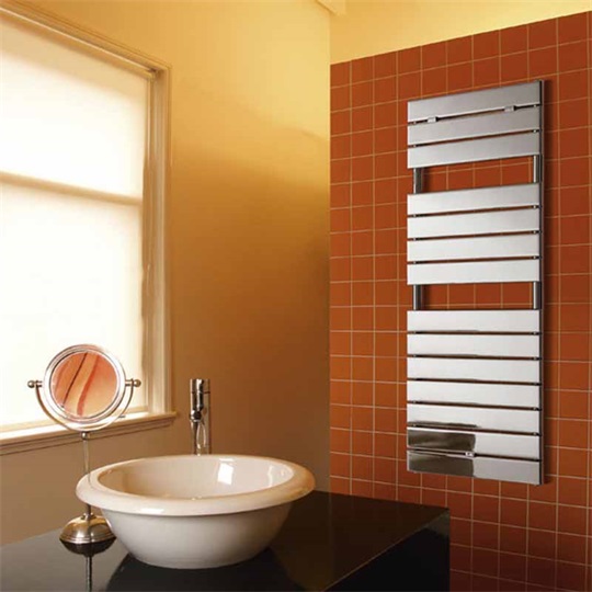 Lazzarini PALERMO decorative törölközőszárító radiátor egyenes, fehér, 1512x500 mm, 727 W