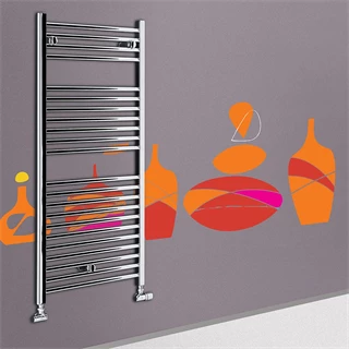 Lazzarini SANREMO classic törölközőszárító radiátor egyenes, króm, 1110x500 mm
