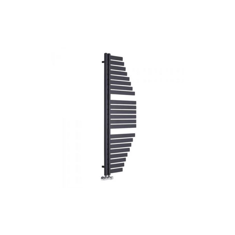 Lazzarini WAY SPINNAKER törölközőszárító radiátor egyenes, antracit (VOV12), 1100x483 mm