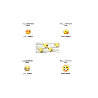 CALLA akasztó Lazzarini design radiátorhoz, Emoticon SMILE