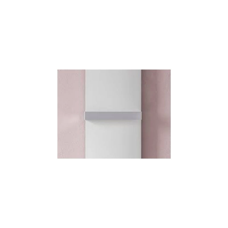 TROPEA törölközőtartó Lazzarini design radiátorhoz, zárt, 458x65 mm, króm