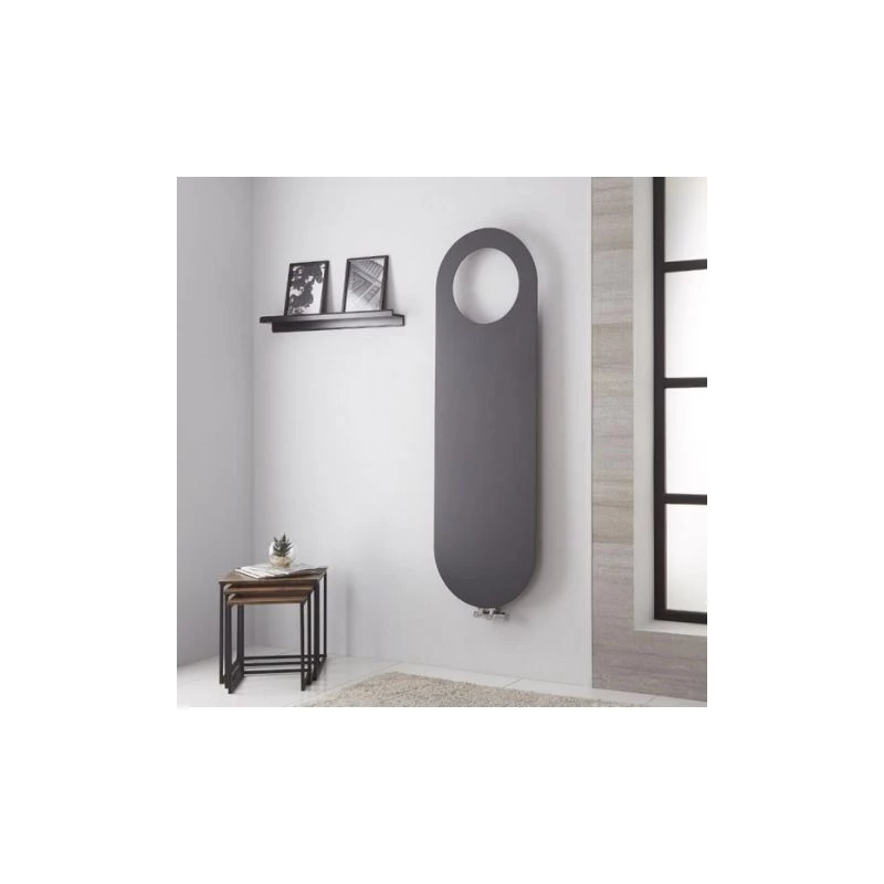 WAY VULCANO tükör Lazzarini design radiátorhoz, antracit (VOV12)