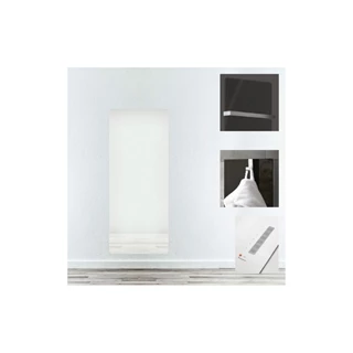 Lazzarini E-MIRROR elektromos design radiátor, 1520x600 mm fekete