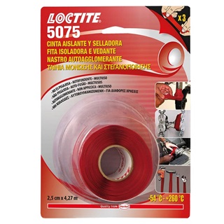 Loctite 5075 nagy rugalmasságú szigetelő és tömítő szilikon szalag, 25 mm × 4,27 m, önvulkanizálódó, piros