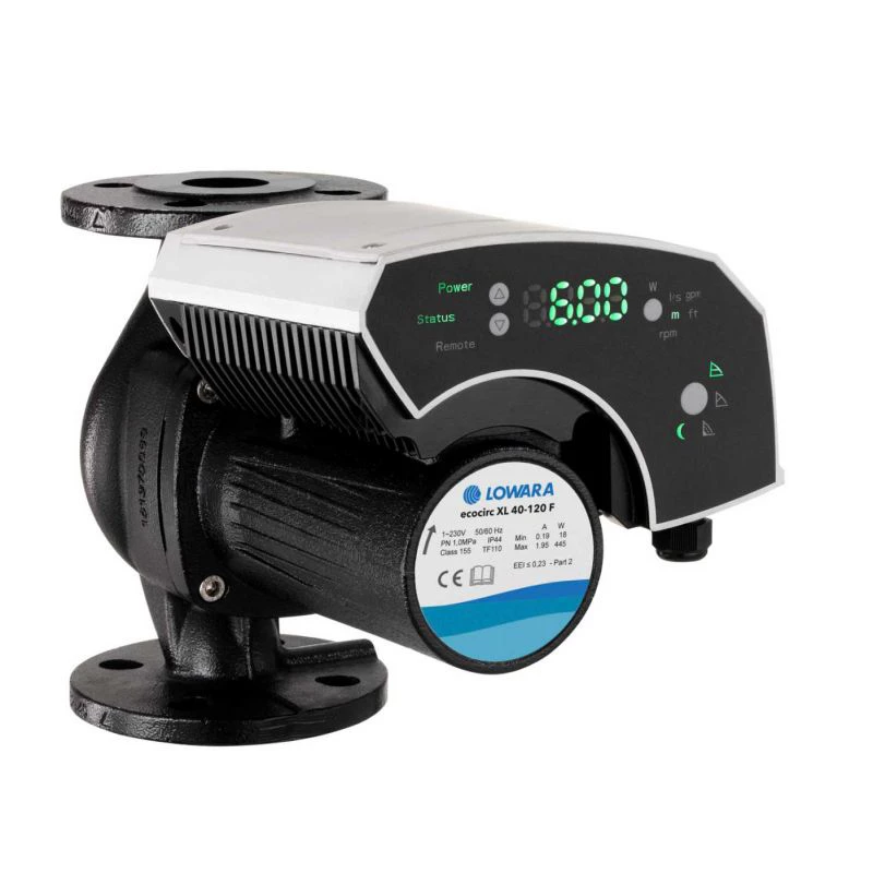 Lowara ecocirc XL 40-120F fűtési keringető szivattyú, karimás