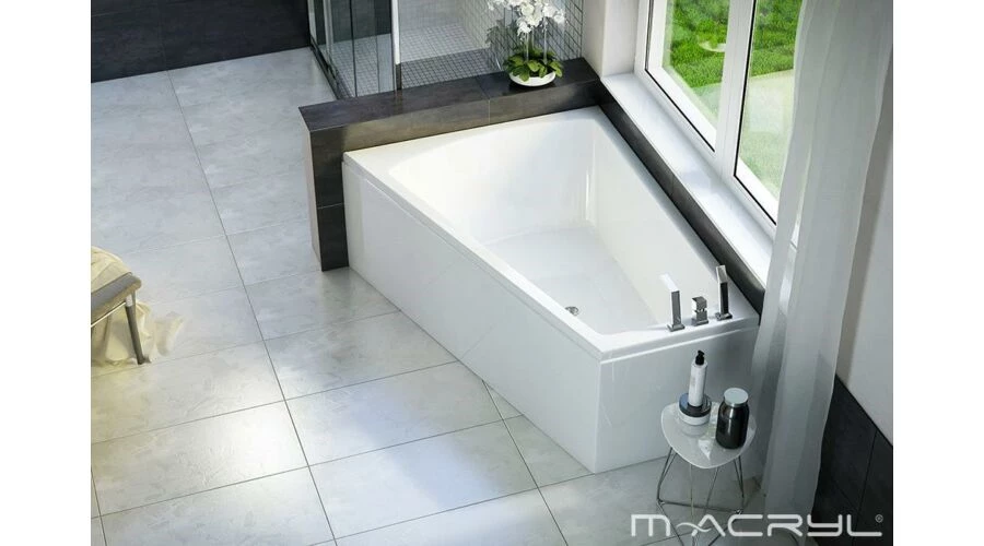 M-Acryl Trinity 170*130 kád+láb jobbos 