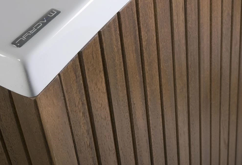 M-Acryl oldallap trópusi fa antik fehér 110 cm-től