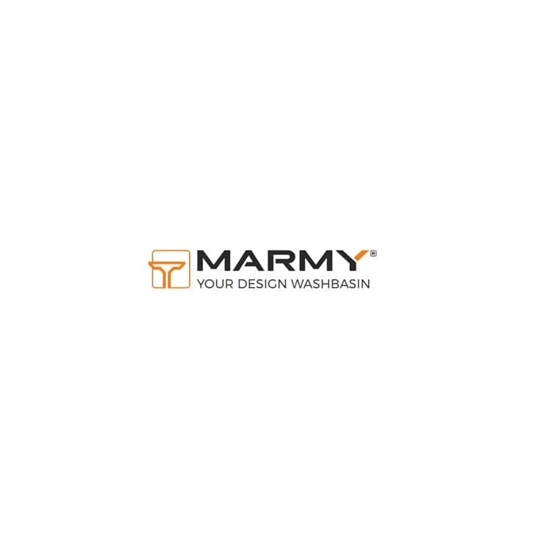 Marmy mosdó Crystal, 900*460mm, fehér, pultra építhető, beépített túlfolyóval