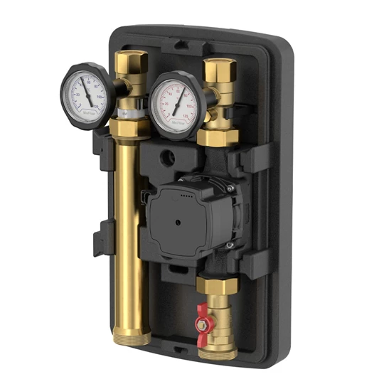 Meibes MeiFlow Top S UC szivattyúsblokk DN32, Grundos Alpha 2.1 - Direkt fűtési körhöz és tartálytöltéshez max. 70 kW