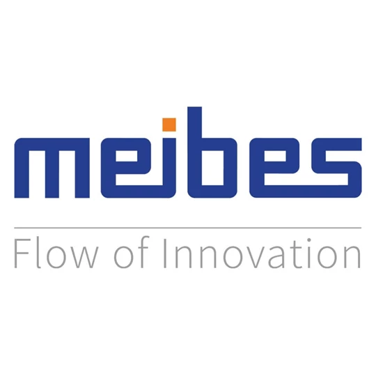 Meibes elosztó szigeteléssel MeiFlow S MF osztó-gyűjtő, 70 kW-ig kettő 1"-os fűtési körhöz, + 1 alsó ledugózva