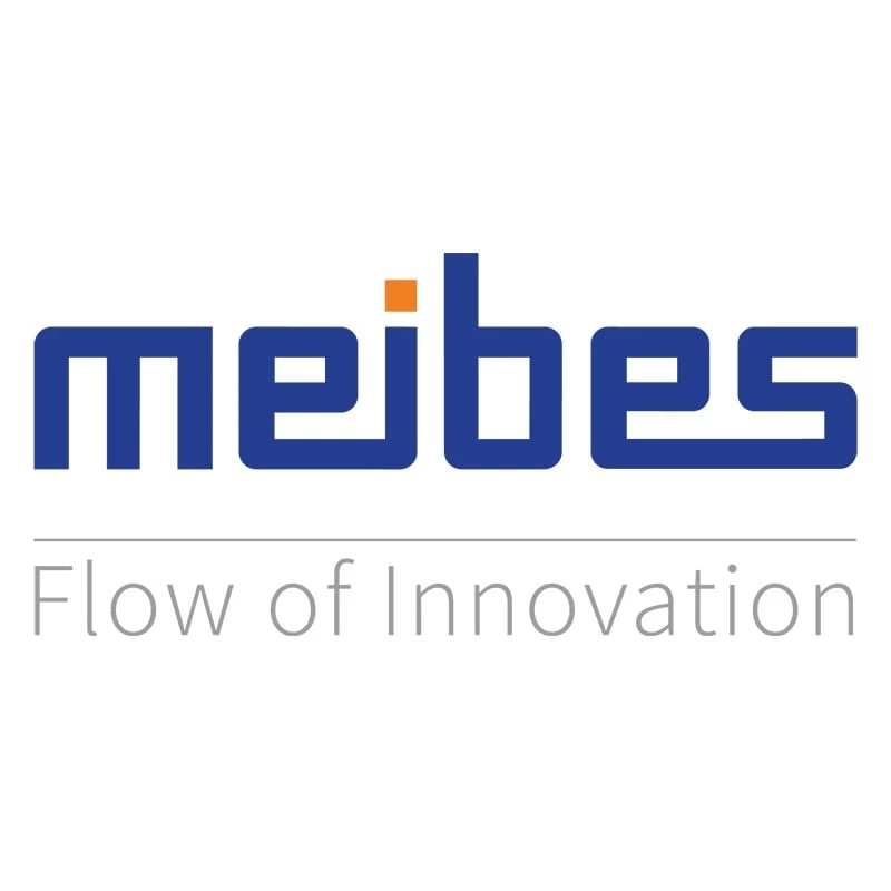 Meibes elosztó szigeteléssel MeiFlow S MF osztó-gyűjtő, 70 kW-ig négy 1"-os fűtési körhöz, + 3 alsó ledugózva