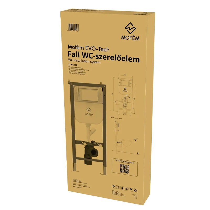 Mofém Evo-Tech fali WC szerelőelem