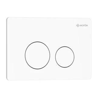 Mofém Evo 20 nyomólap Szín: matt fehér Anyag: Rozsdamentes acél