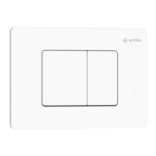 Mofém Evo 30 nyomólap Szín: Matt fehér Anyag: Rozsdamentes acél