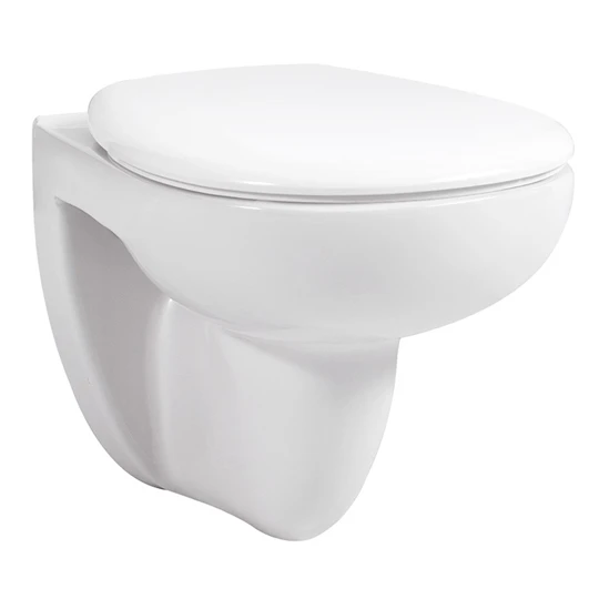 Mofém Evo Peremmentes fali WC Soft Close ülőkével lecsapódásgátló antibakteriális Duroplast ülőke fedéllel