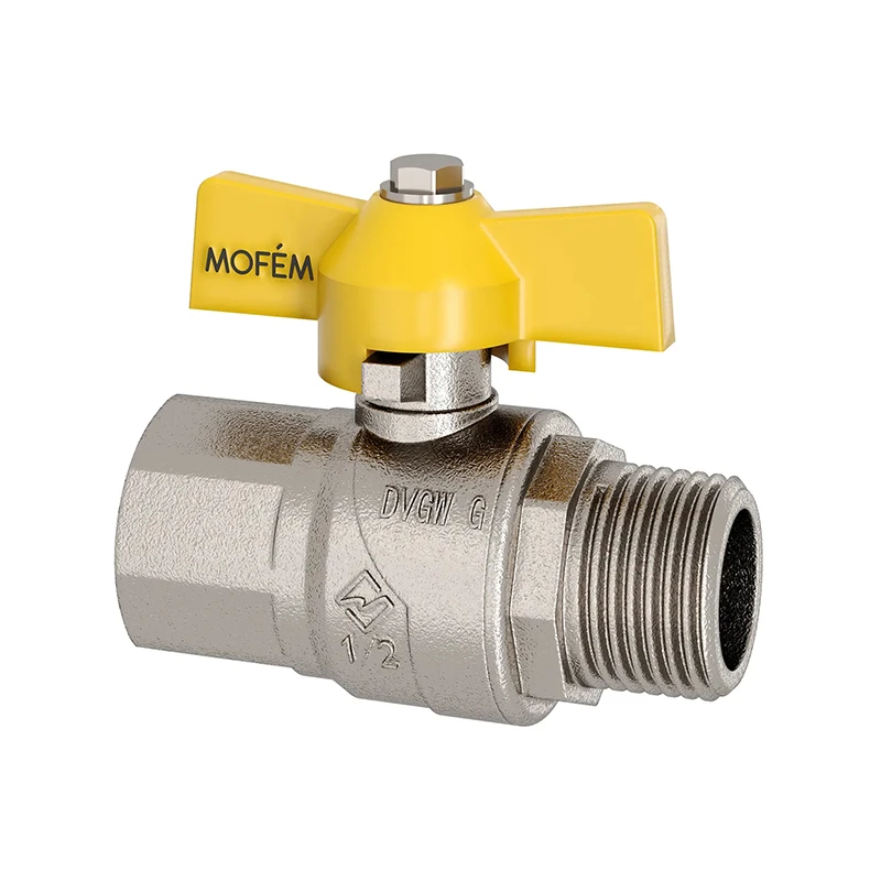Mofém Flexum Evo gáz golyóscsap, 3/4", Fix KB csatlakozással
