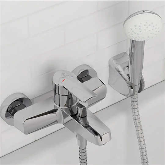 Mofém Mambo Pro kádtöltő csaptelep, Basic zuhanyszettel