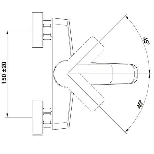 Mofém Mambo Pro kádtöltő csaptelep, Basic zuhanyszettel
