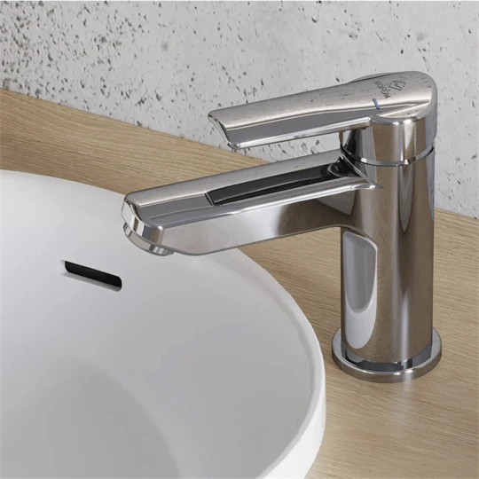 Mofém Mambo Pro mosdó csaptelep, leeresztő szelep nélkül, 5 l/perc vízátbocsátású vízkőmentes perlátorral