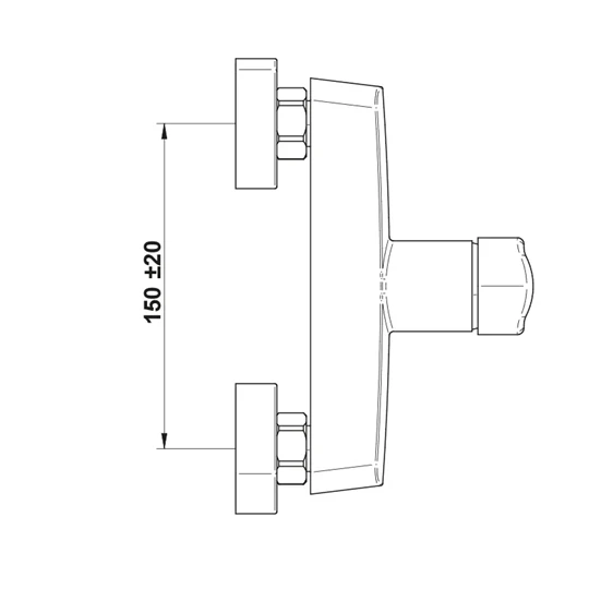 Mofém Mambo Pro zuhany csaptelep, Basic zuhanyszettel