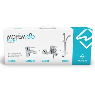 Mofém Pro Pro 3in1 szett, Pro mosdó, Pro kádtöltő, Basic zuhanyszett