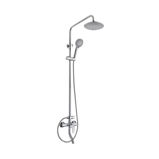 Mofém Zenit zuhanyrendszer, Zenit zuhany csaptelep alsó kifolyócsővel, állítható teleszkópos felszállócsővel